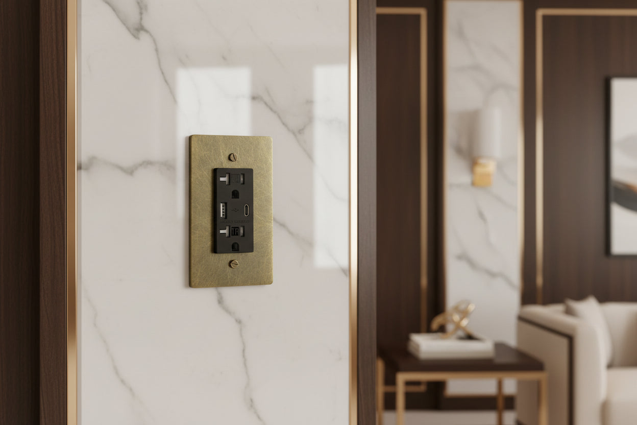 The Brass Outlet ( 1-gang)