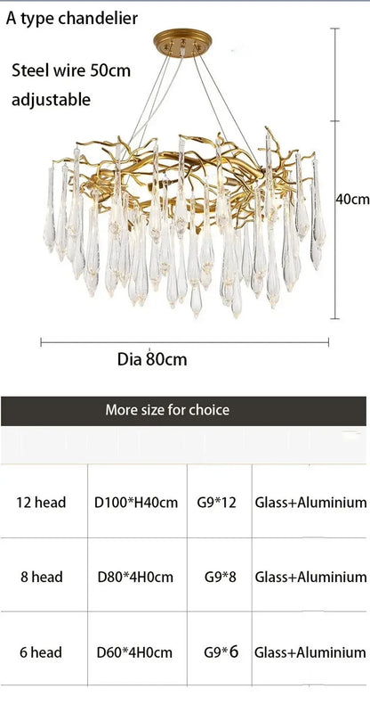 Zimulong Modern Crystal Chandelier