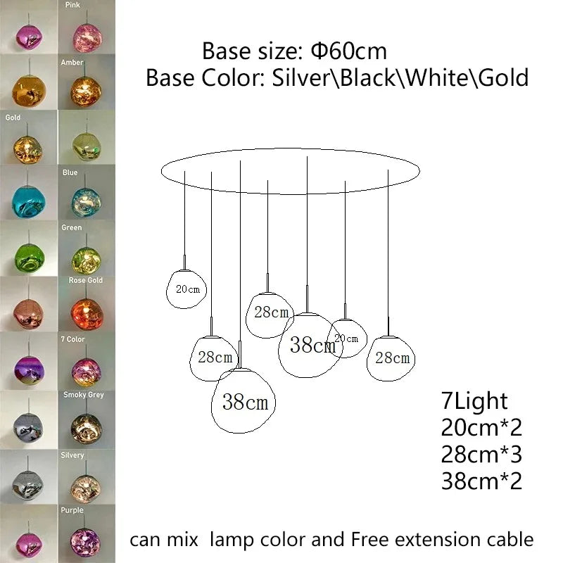 Melt Round Pendant System