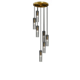 AVERRA Crystal Cylinder Chandelier