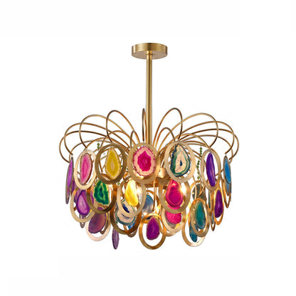 AGATHA Natural Agate Chandelier
