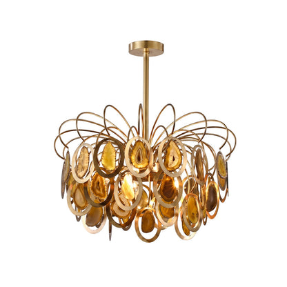 AGATHA Natural Agate Chandelier