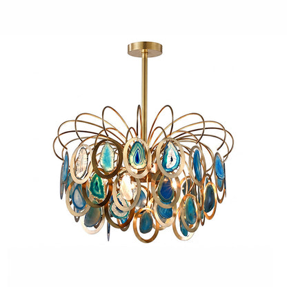AGATHA Natural Agate Chandelier