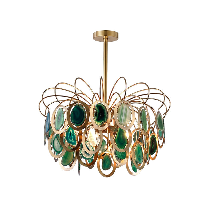 AGATHA Natural Agate Chandelier