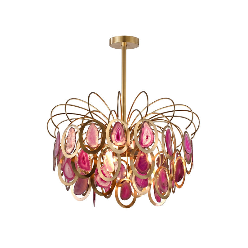 AGATHA Natural Agate Chandelier