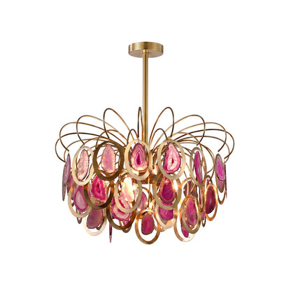 AGATHA Natural Agate Chandelier