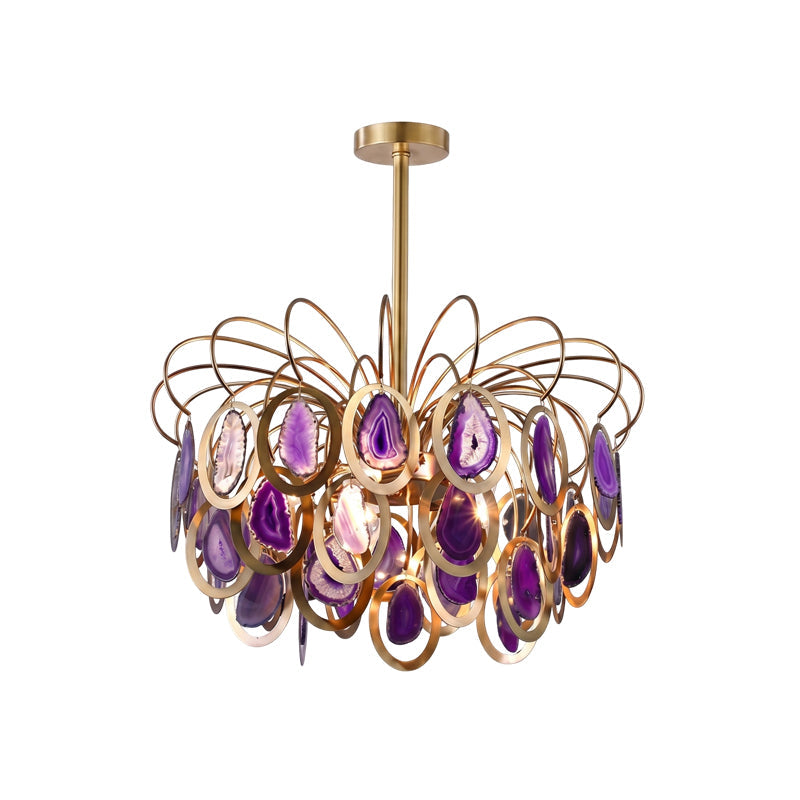 AGATHA Natural Agate Chandelier