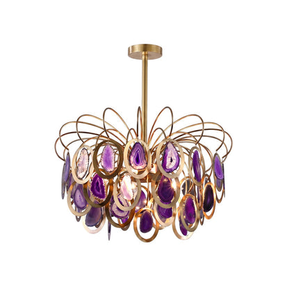 AGATHA Natural Agate Chandelier