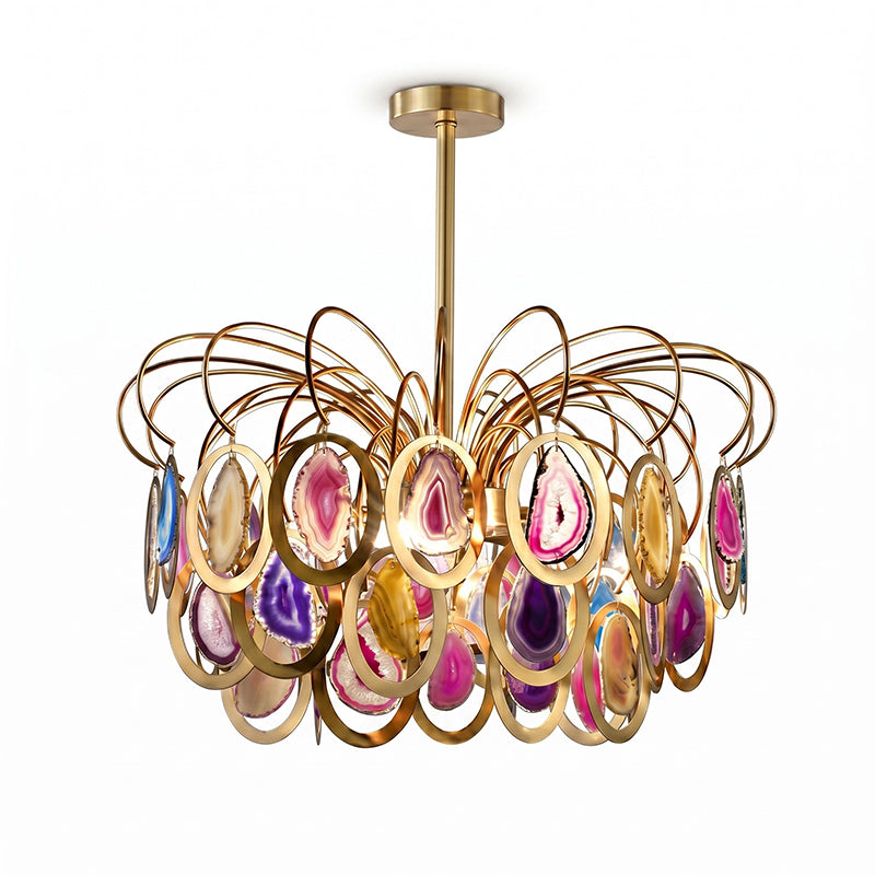 AGATHA Natural Agate Chandelier