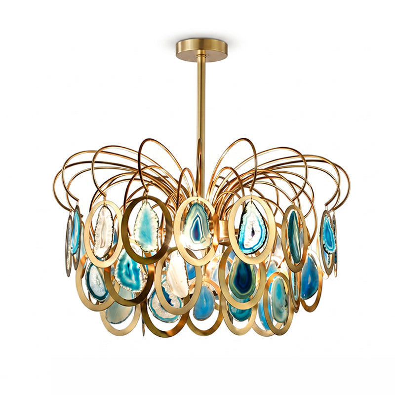 AGATHA Natural Agate Chandelier