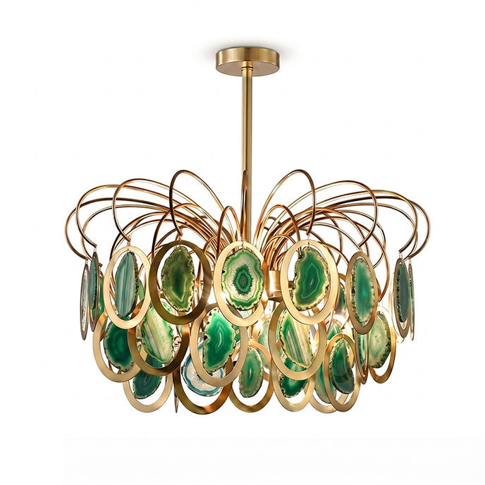 AGATHA Natural Agate Chandelier