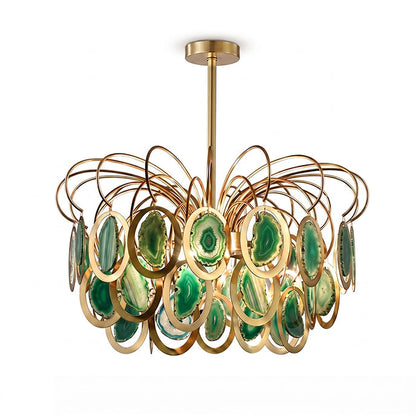 AGATHA Natural Agate Chandelier