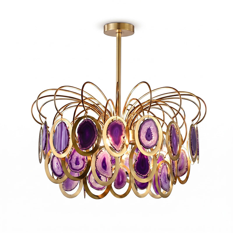 AGATHA Natural Agate Chandelier