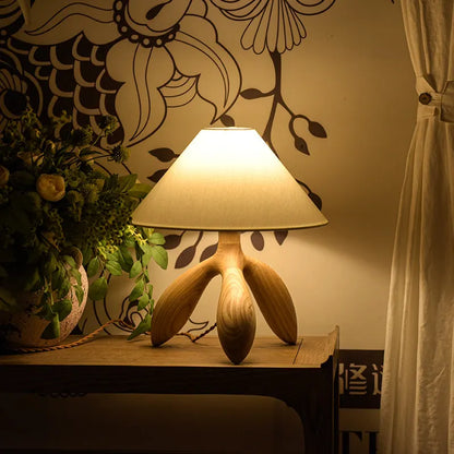 FRASSINA Solid Ash Wood Table Lamp