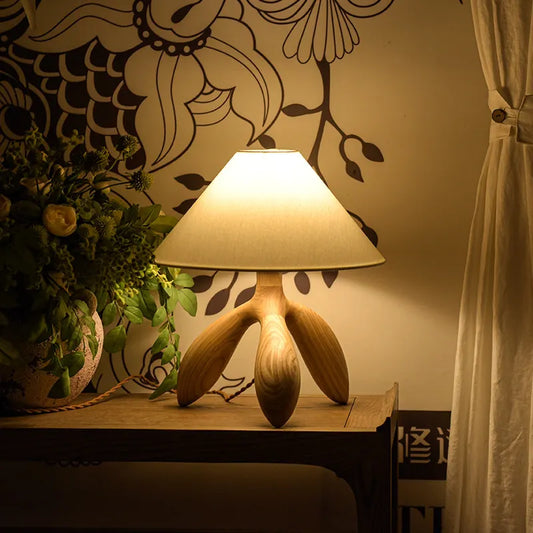 FRASSINA Solid Ash Wood Table Lamp
