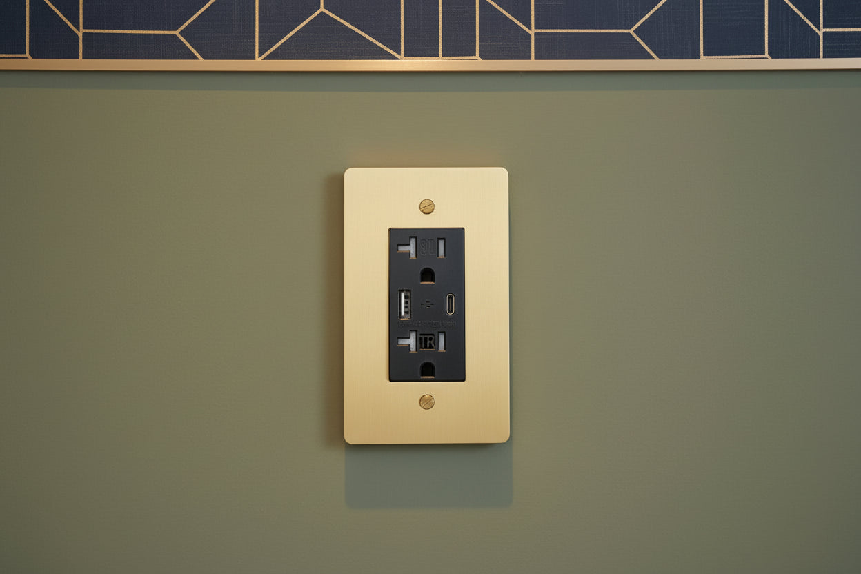 The Brass Outlet ( 1-gang)