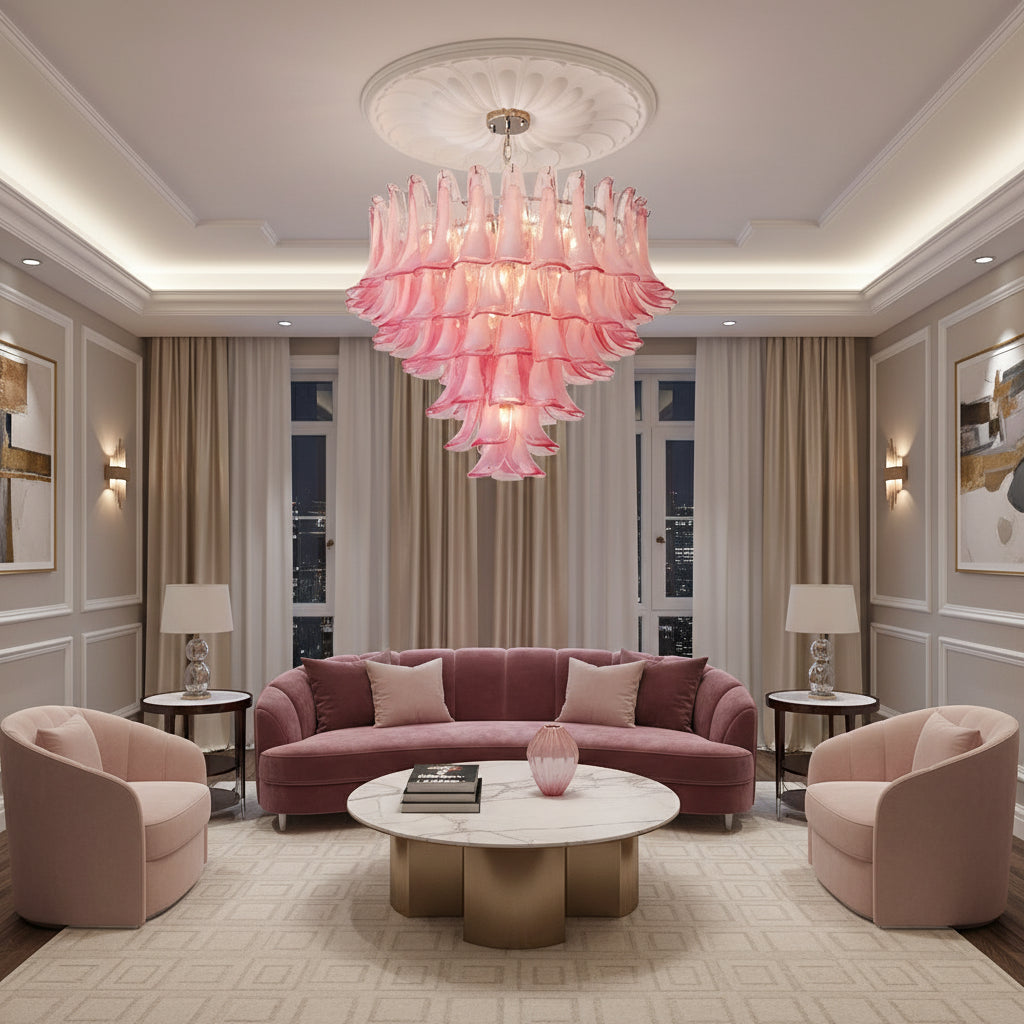 ROSELINE French Glass Chandelier