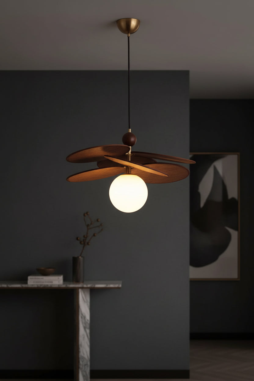 Rattan Weave Vintage Pendant Light