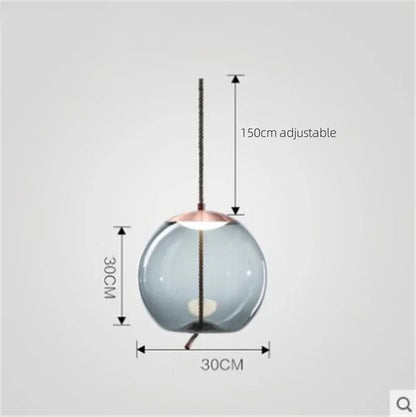 Auraloom Glass Pendant