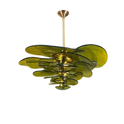 Aurora PetalWave Art Glass Chandelier
