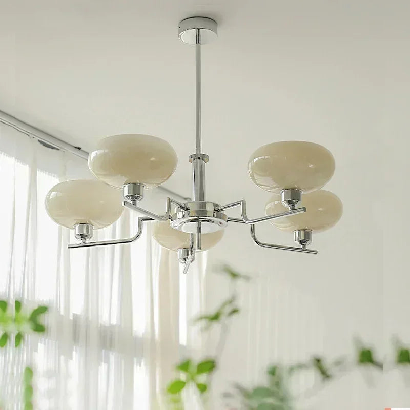BOLLICINA Glass Globe Cluster Chandelier