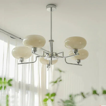 BOLLICINA Glass Globe Cluster Chandelier