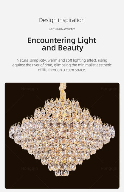 Nordique Prism Crystal  Chandelier