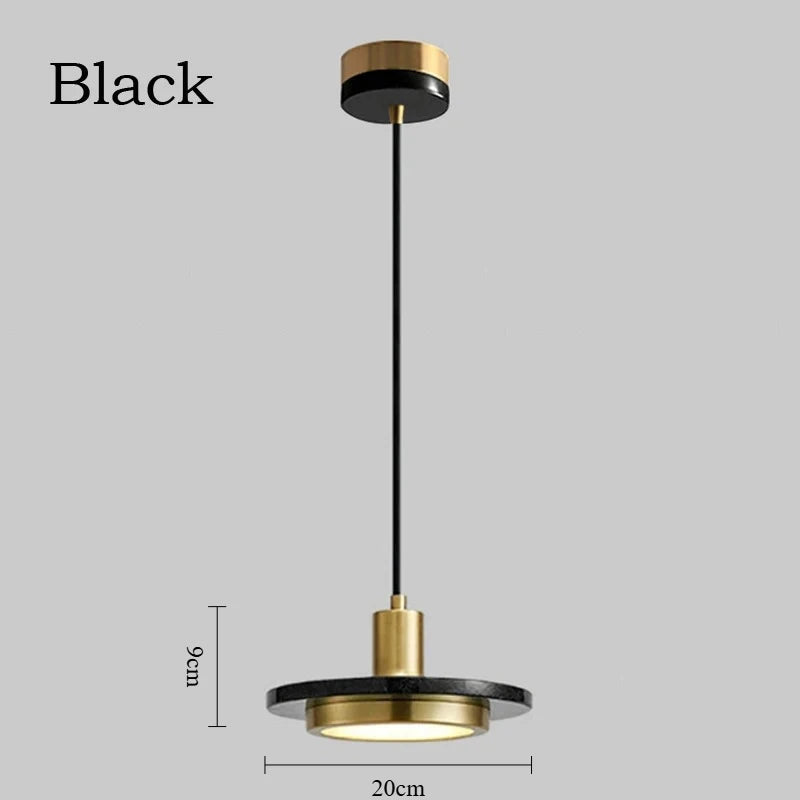 Postmodern Marble Pendant