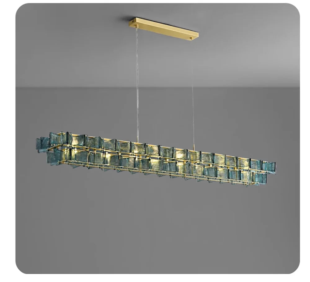 Marbella Blue Orbit Chandelier