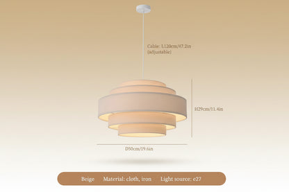 Aero Wabi Linen Glow Pendant