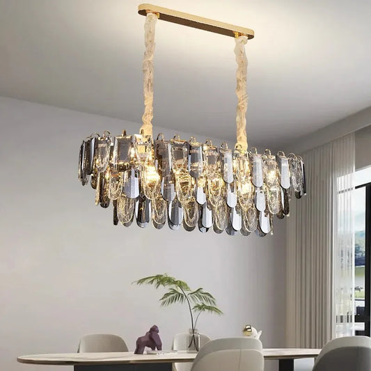 Lustra Nova Crystal Cascade Chandelier