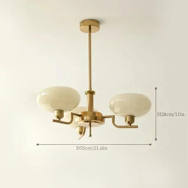BOLLICINA Glass Globe Cluster Chandelier