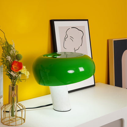 Luna Marble Lamp – Italian Carrara Marble Designer Table Lamp