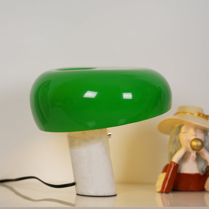 Luna Marble Lamp – Italian Carrara Marble Designer Table Lamp