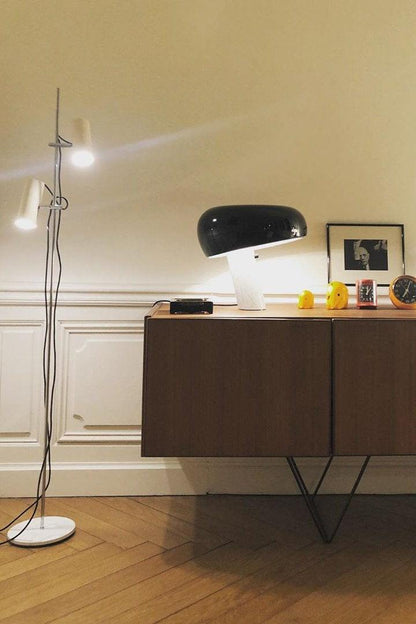 Luna Marble Lamp – Italian Carrara Marble Designer Table Lamp