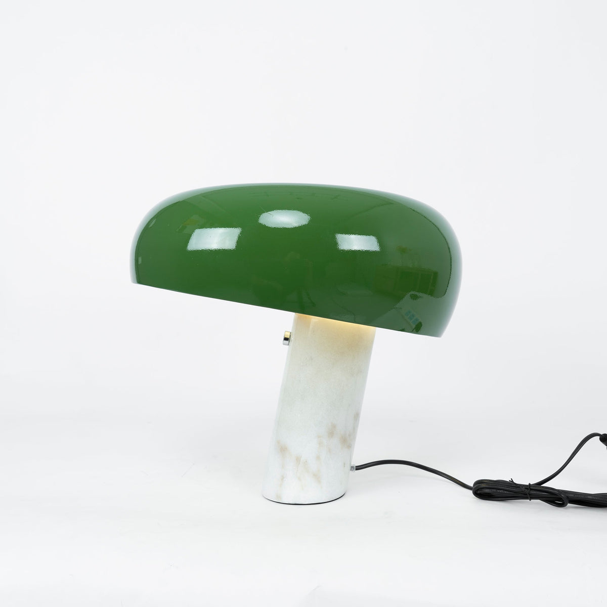 Luna Marble Lamp – Italian Carrara Marble Designer Table Lamp