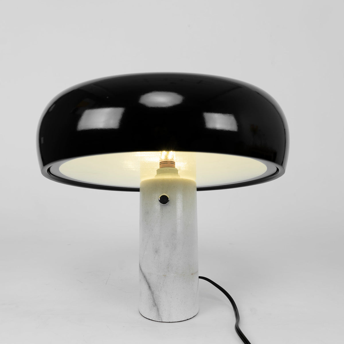 Luna Marble Lamp – Italian Carrara Marble Designer Table Lamp
