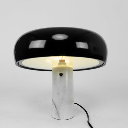 Luna Marble Lamp – Italian Carrara Marble Designer Table Lamp