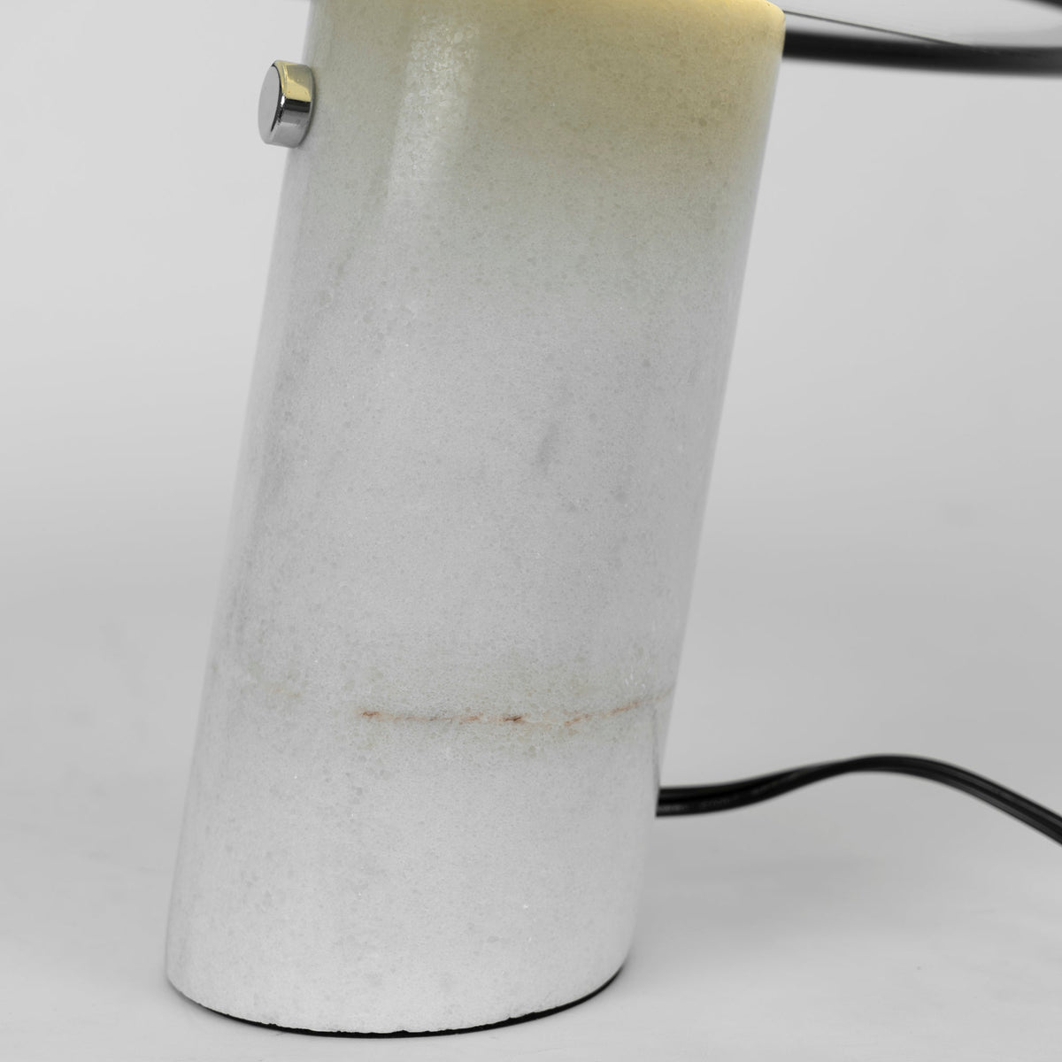 Luna Marble Lamp – Italian Carrara Marble Designer Table Lamp
