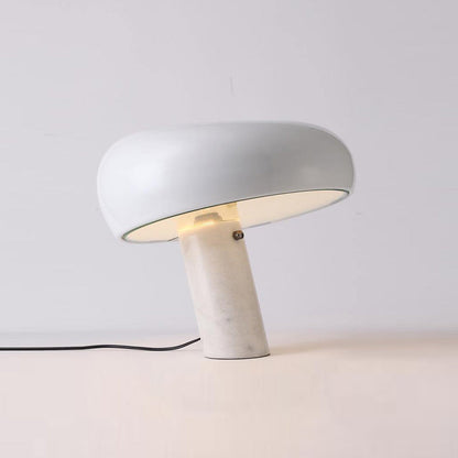 Luna Marble Lamp in Gallery White