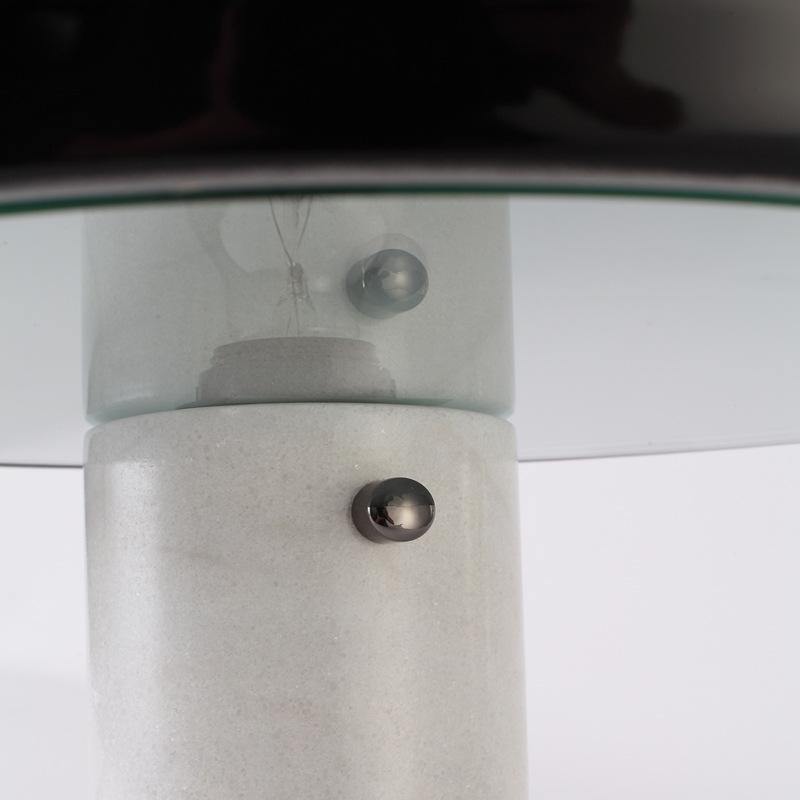Luna Marble Lamp – Italian Carrara Marble Designer Table Lamp