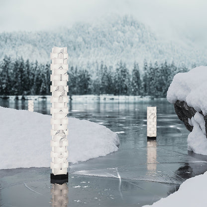 Luxury Stacked Alabaster Floor Lamp