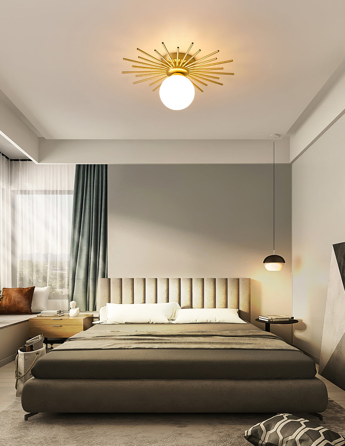 Starburst Ceiling Light