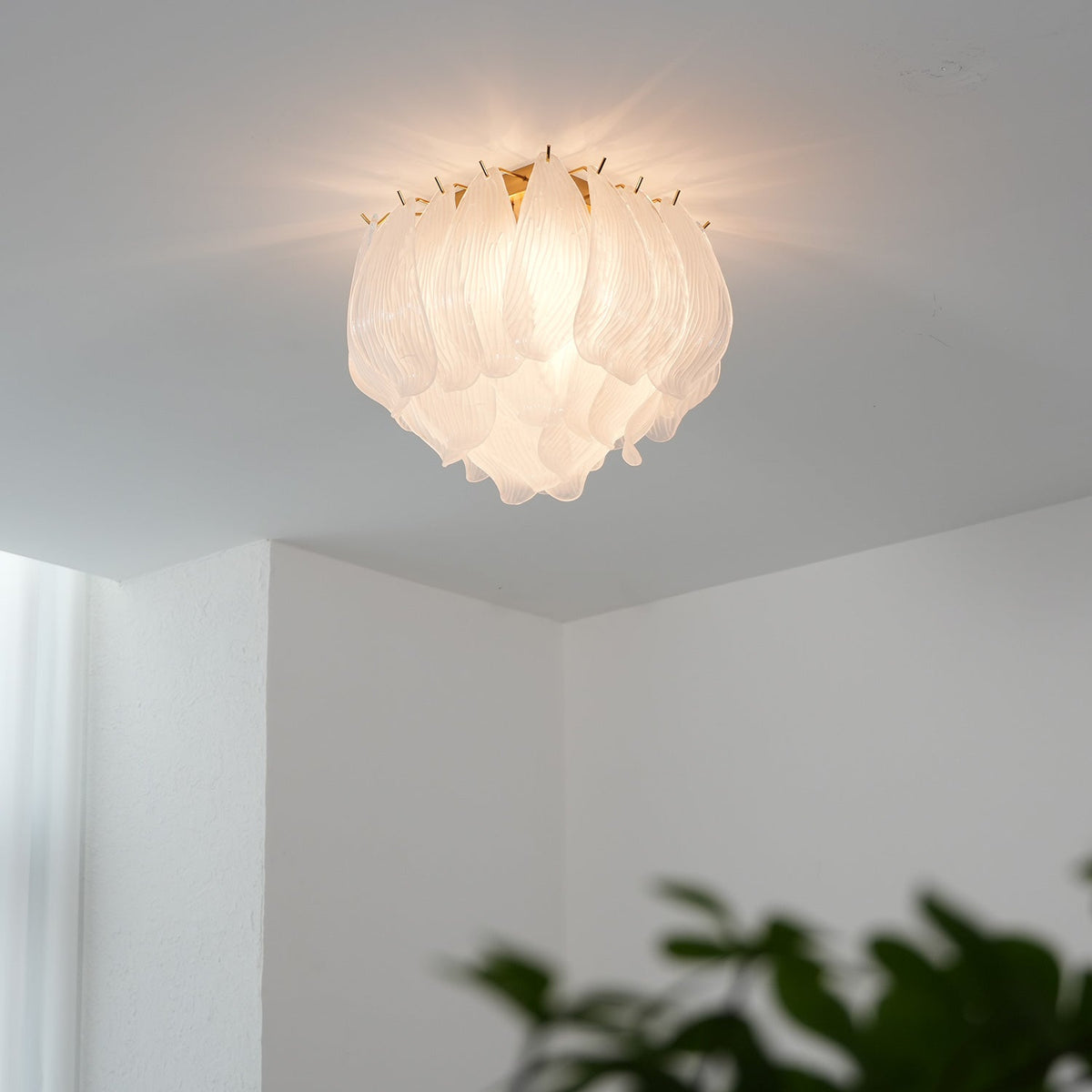 Sylvia Frosted Glass Ceiling Light