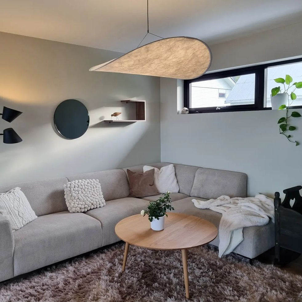 Aether Twist Fabric Pendant Light