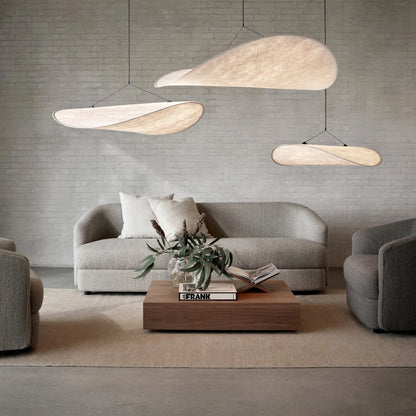 Aether Twist Fabric Pendant Light