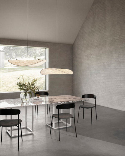 Aether Twist Fabric Pendant Light