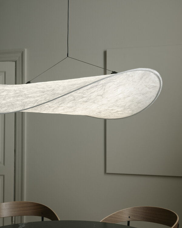 Aether Twist Fabric Pendant Light