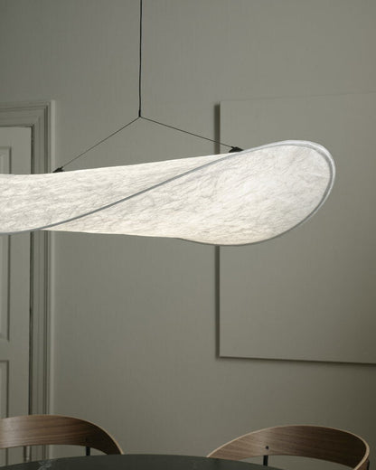 Aether Twist Fabric Pendant Light