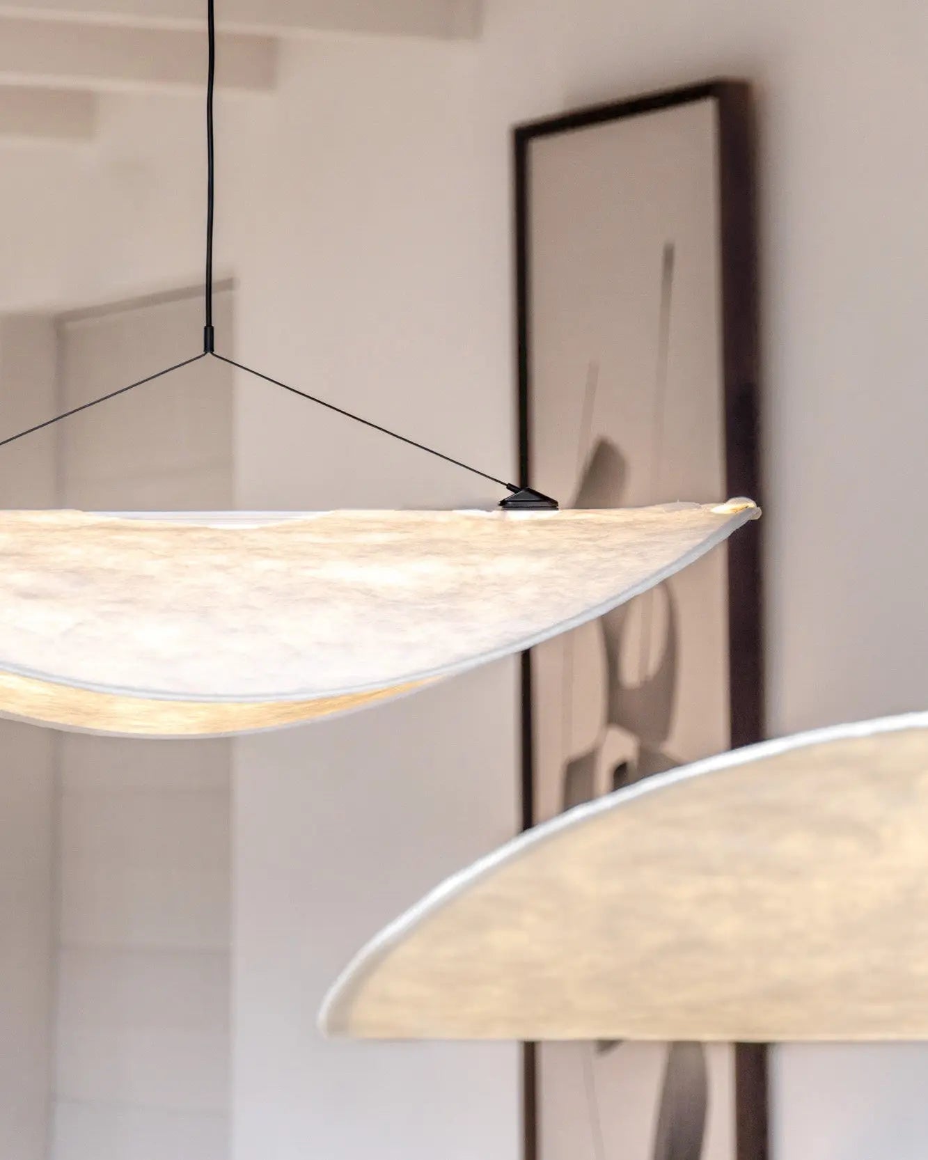 Aether Twist Fabric Pendant Light